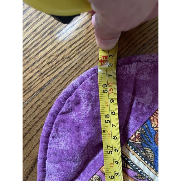 VTG Handmade Quilt Dan Morris Cat Art 1999 Timeless Treasures Folk Art 60x70 - Picture 10 of 12